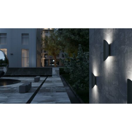 Afx Remy 7-in. Outdoor LED Wall Sconce, White REMW0407LAJMVWH